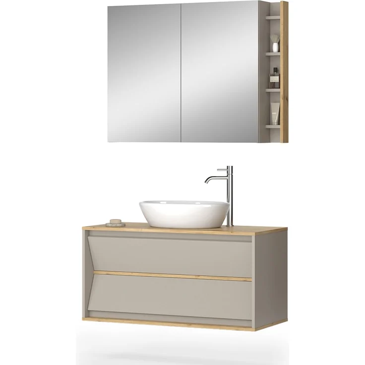 Badmöbel-Set Edelin Cashmere 2-teilig Vicco – Bild 6
