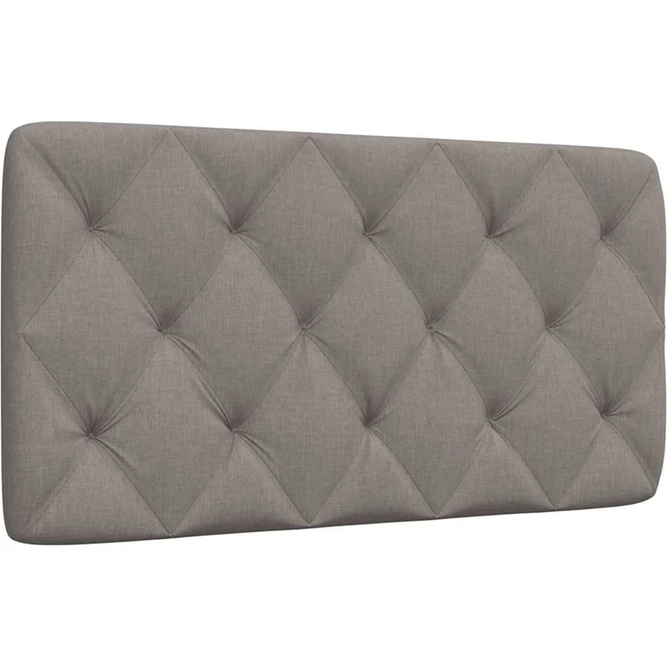 vidaXL Kopfteil-Kissen Taupe 100 cm Stoff – Bild 1