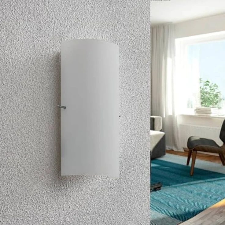 Lindby Wandleuchte Tuli, Glas Weiß IP20, 1 x 10 W – Bild 3