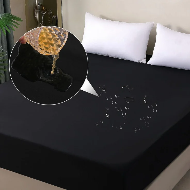 Ohano Wasserdichter Matratzenschoner 90x200cm Schwarz Atmungsaktiv – Bild 1