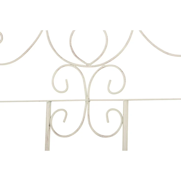 Rankgitter HEIKE 2er Set - 85,5x2x170cm, Metall, Antik-Creme | Rankhilfe Kletterpflanzen Gartendekoration – Bild 5