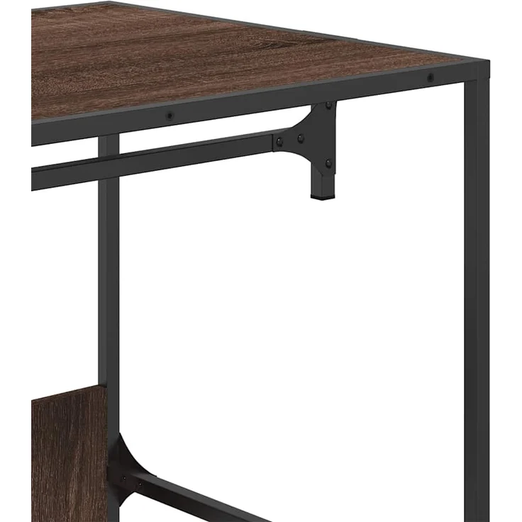 vidaXL Kleiderständer Braun Eichen-Optik 90x50x180 cm Holzwerkstoff 849298 – Bild 6