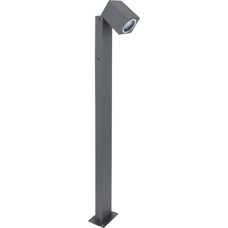 RGB LED Stehleuchte, anthrazit, Glas, Spot beweglich, H 80 cm