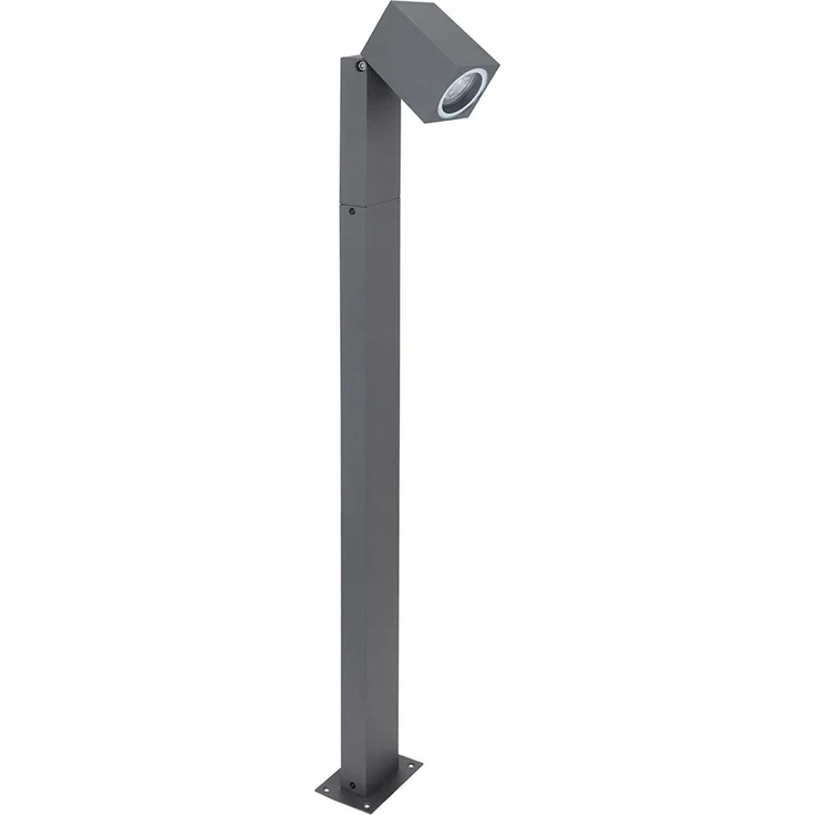 RGB LED Stehleuchte, anthrazit, Glas, Spot beweglich, H 80 cm – Bild 1