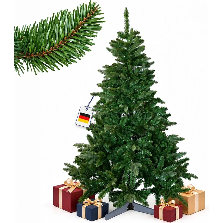 Relaxdays Künstlicher Weihnachtsbaum Nordmanntanne