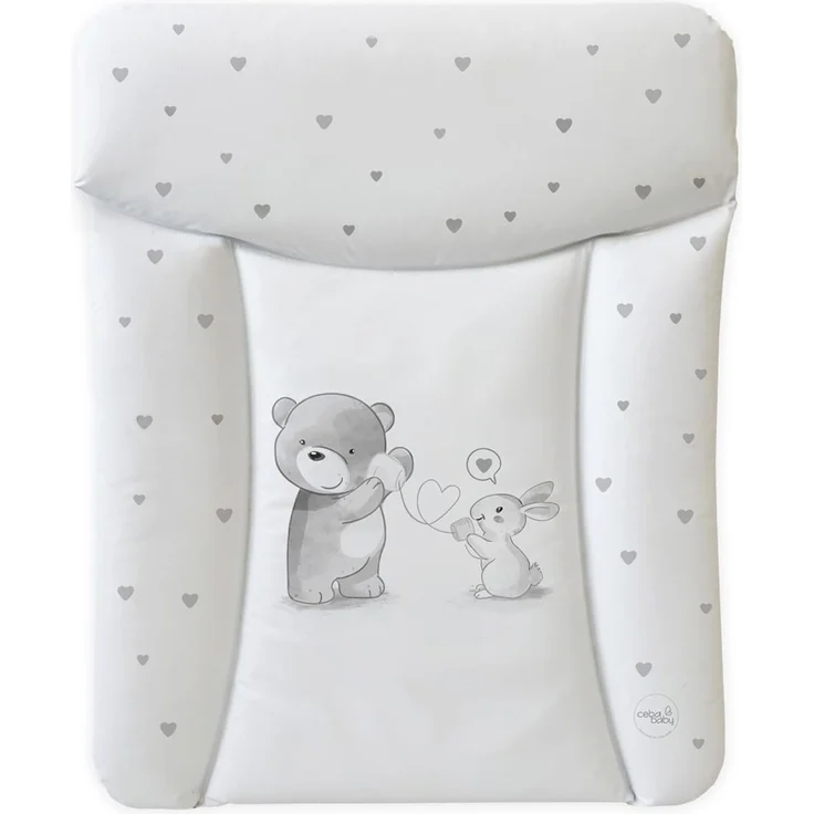 Ceba Baby® Wickelauflage 50x70 cm – Weiche Baby Wickelunterlage - Wasserdicht, abwaschbar - inkl. abnehmbarem Baumwollbezug – Für Jungen und Mädchen – OEKO-TEX® Standard 100 – Made in EU – Bild 3