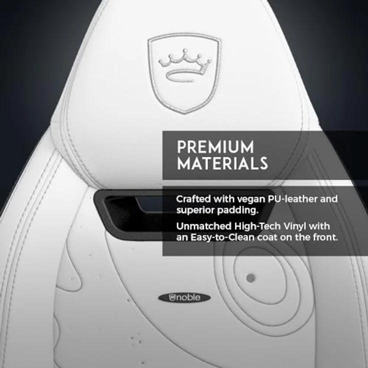 noblechairs LEGEND Gaming Stuhl - Starfield Edition, ergonomisch mit Kaltschaumpolsterung und 60-mm-Rollen, bis 150 kg belastbar – Bild 7