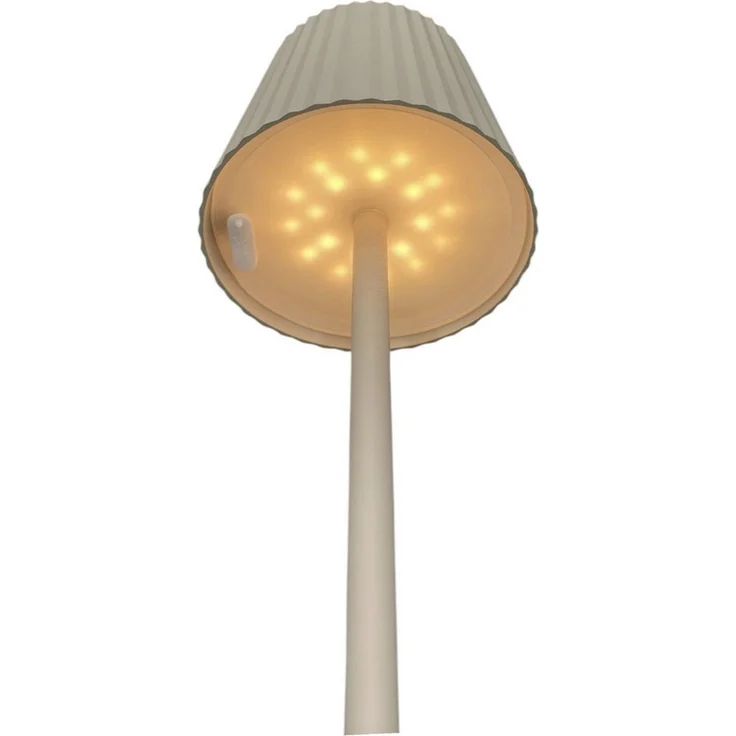 Coen Bakker Deco BV LED Tischleuchte Portable Light, LED, warmweiß, kaltweiß, neutralweiß, aufladbar außen sand USB touch geriffelt 9x27,5cm – Bild 4