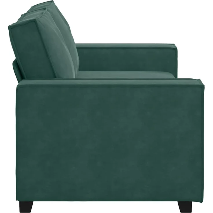 vidaXL 2-Sitzer-Sofa Dunkelgrün 180x78x84 cm Samt 4105022 – Bild 4
