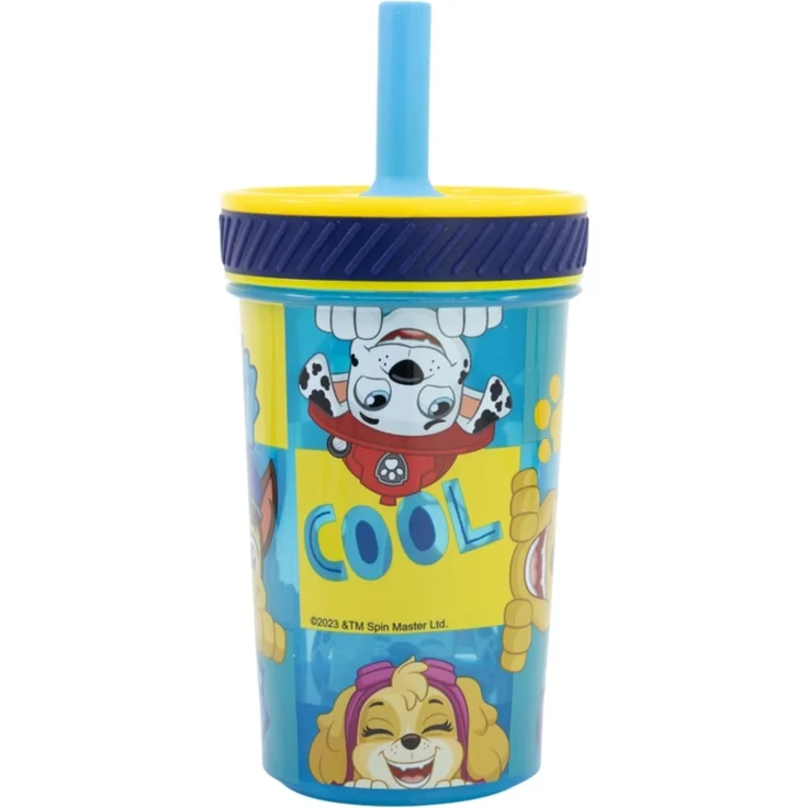Paw Patrol Kippsicher Trinkbecher PP 370 ml – Drop Safe Plastikbecher mit Smartgrip-System – Bild 1