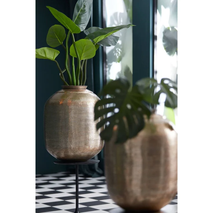 Vase LISBOA Light & Living Bodenvase Metallvase Ø45x60 cm Antik Gold – Bild 6