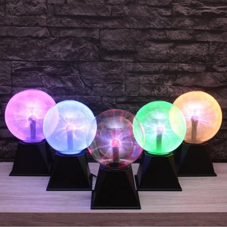 SATISFIRE LED Dekolicht Plasmakugel Plasmaball magisch zuckend Blitz-Show Automatik grün, grün – Bild 2