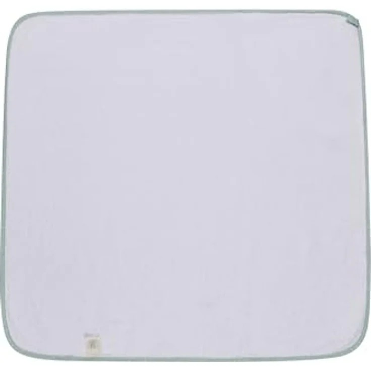 Sterntaler Kapuzenbadetuch Bär Bo, Baby-Badetuch mit Kapuze, saugfähige Baumwolle, süße Applikation, weich und pflegeleicht, 80×80×0,5 cm, weiß – Bild 4