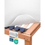 Beautissu Matratzenschoner Beautect mit Noppen 200 x 90 x 0.5 cm
