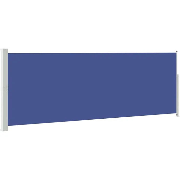 Ausziehbare Seitenmarkise, Sichtschutz 160x500 cm Blau – Bild 2