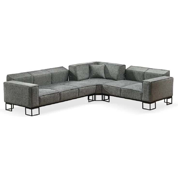 Ecksofa "Primel"-Anthrazit – Bild 2