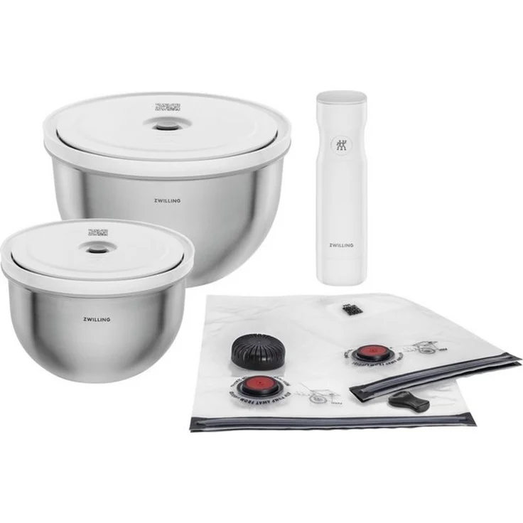 Zwilling Fresh&Save Bowl Vakuum Starter-Set 9. tlg. Edelstahl – Bild 4