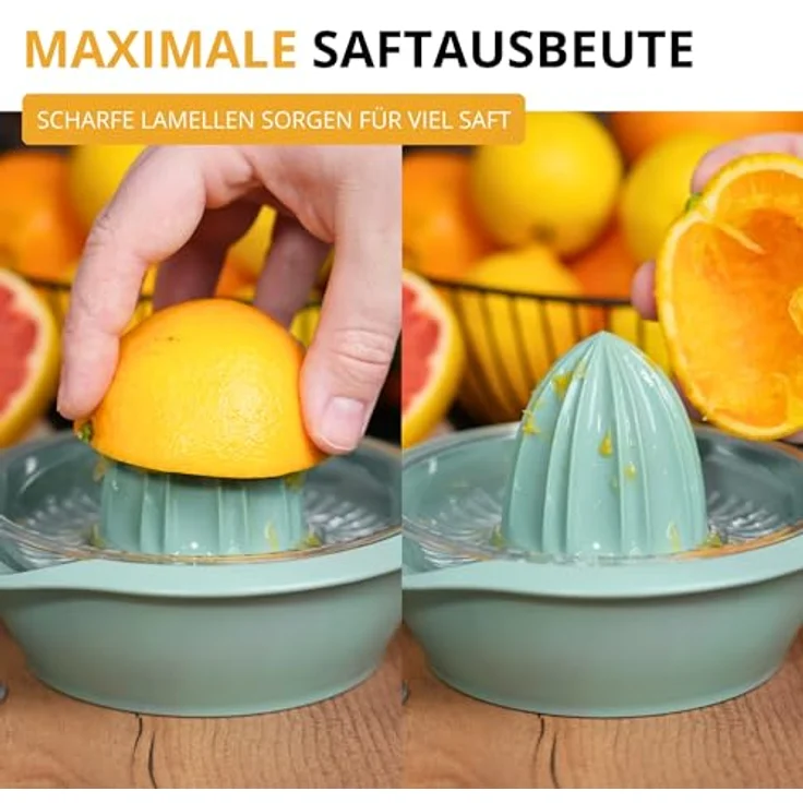 Westmark Zitrus- und Orangenpresse Limetta 0,5 L mint-grün – Bild 4