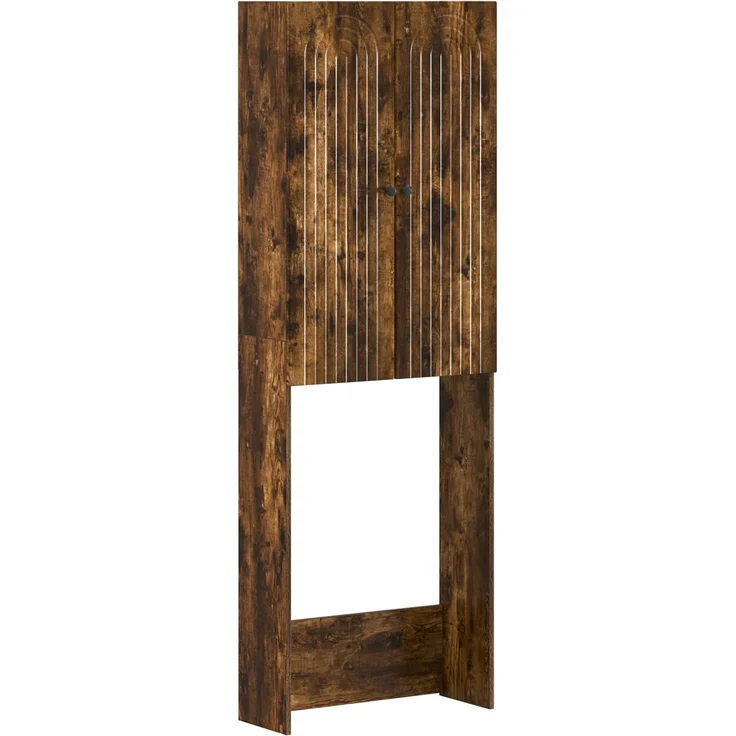 vidaXL Toilettenschrank ALKMAAR Raucheiche 66 x 25,5 x 190 cm 896260 – Bild 2