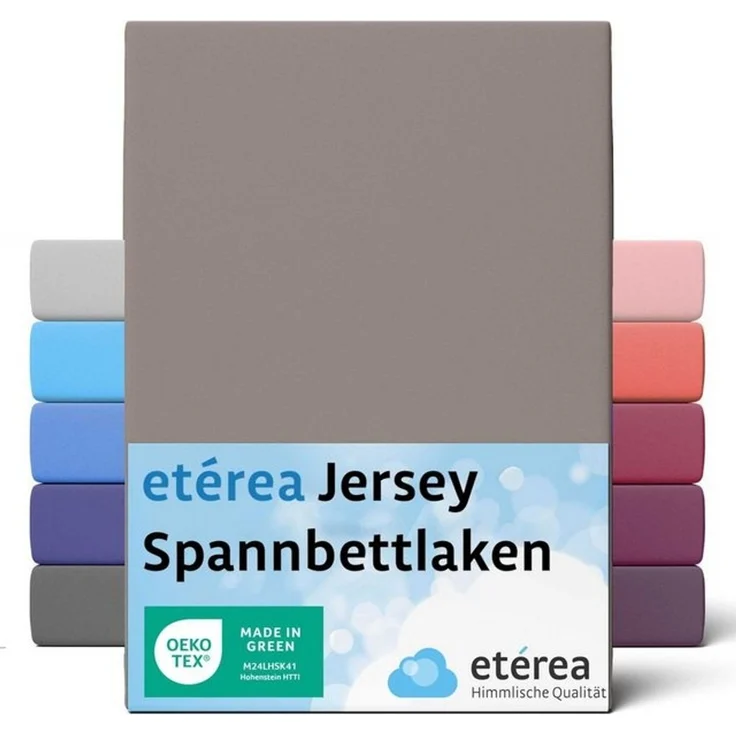 etérea Himmlische Qualität Spannbettlaken etérea Comfort Jersey Spannbettlaken, Jersey, Gummizug: rundum, (1 Stück) – Bild 4