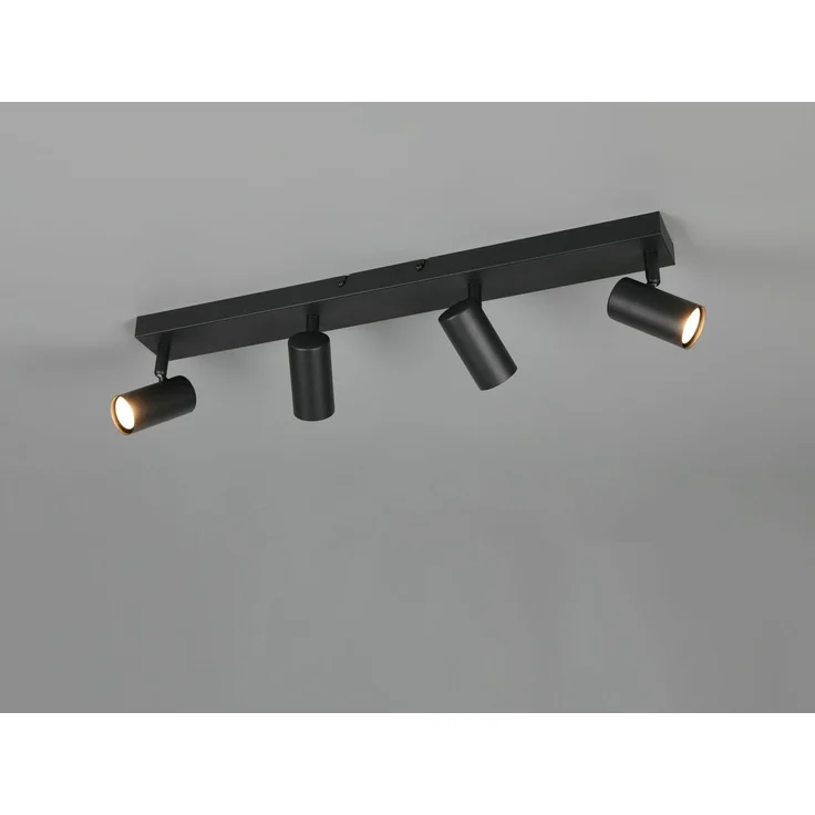 Deckenstrahler TARYN Schwarz 4-flammig, Breite 56cm – Bild 3