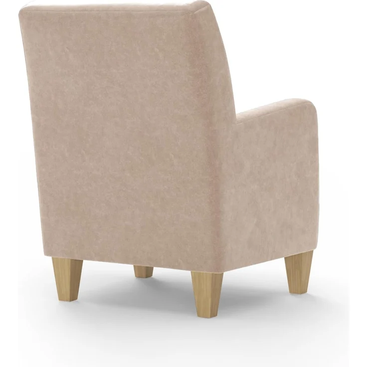 Cavadore Sessel Vida / Polstersessel im trendigen Design / 74 x 93 x 81 / Mikrofaser, Beige – Bild 4