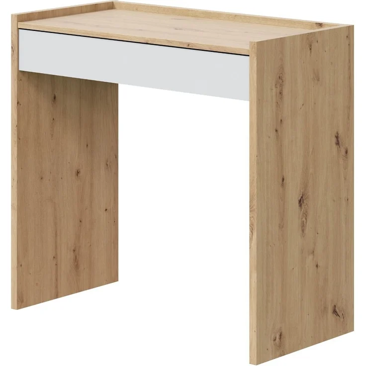 Calicosy Schreibtisch mit 1 Schublade Noa - L82 cm - Helles Holz – Bild 1