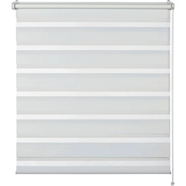 Doppelrollo Tilda, SCHÖNER WOHNEN-Kollektion, transparent, mit Bohren/ohne Bohren, freihängend, Klemmfix, geklemmt, silberne oder weiße Rollo-Technik – Bild 5