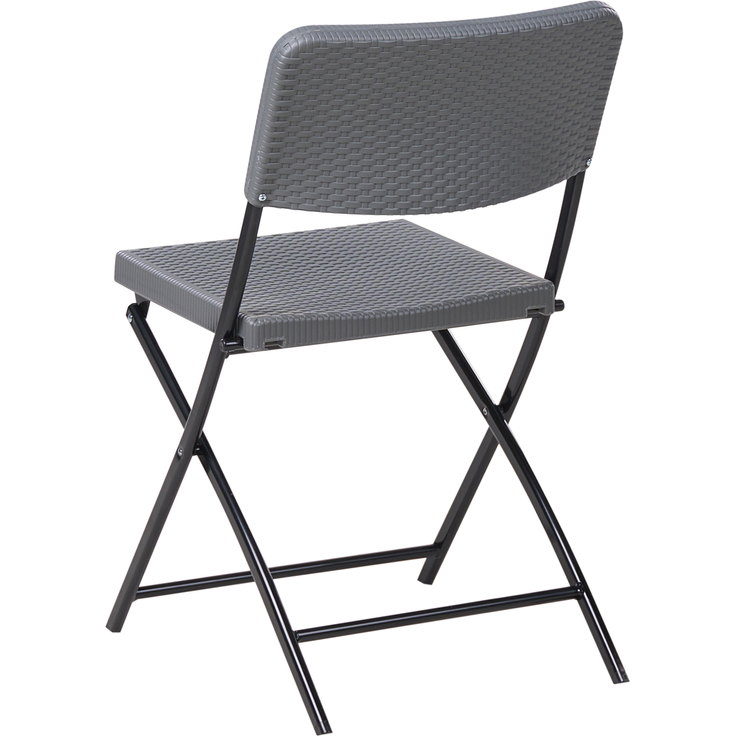 Bistro Set klappbar TRAPPETO Grau – Bild 6