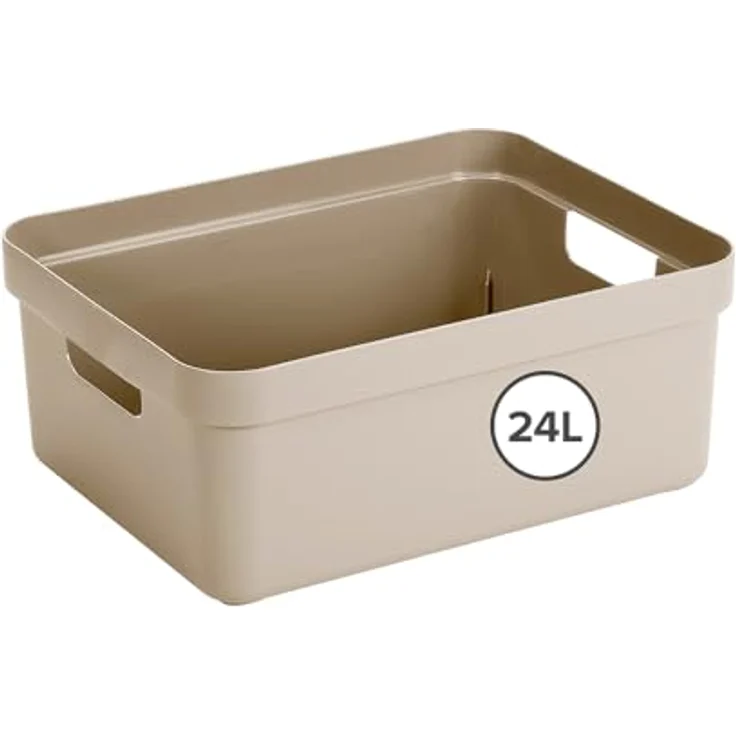 Sigma home Aufbewahrungsbox 24L beige – Bild 1