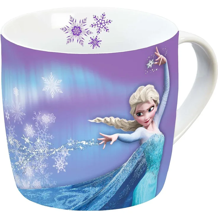 Disney 12753 Elsa Porzellantasse, mehrfarbig, 11,5 x 8 x 8 cm