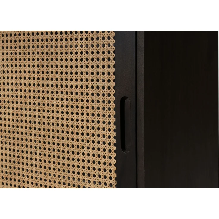 Schrank Mango 100 x 40 x 200 dunkelgrau lackiert VALENCIA #216 – Bild 5