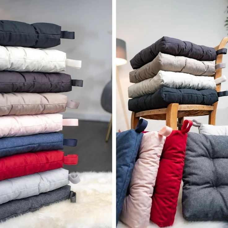 sleepling Stuhlkissen Eva, für Indoor und Outdoor, mit Klettverschluss, abriebfest und langlebig – Bild 4