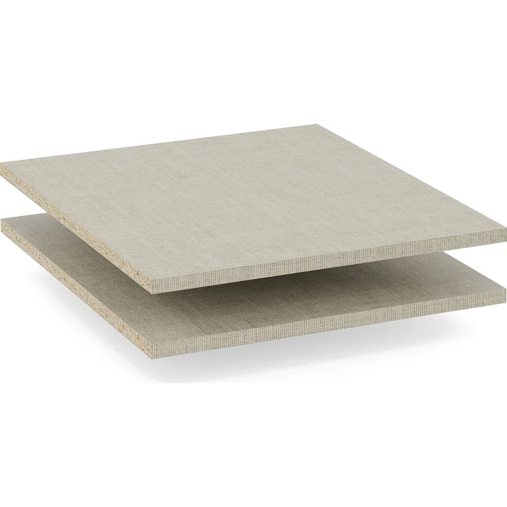 rauch Zubehör, Einlegeböden 2er-Set, für Schwebetürenschränke von rauch mit einer Elementbreite von 45 cm und einer Schranktiefe von 62 cm – Bild 1