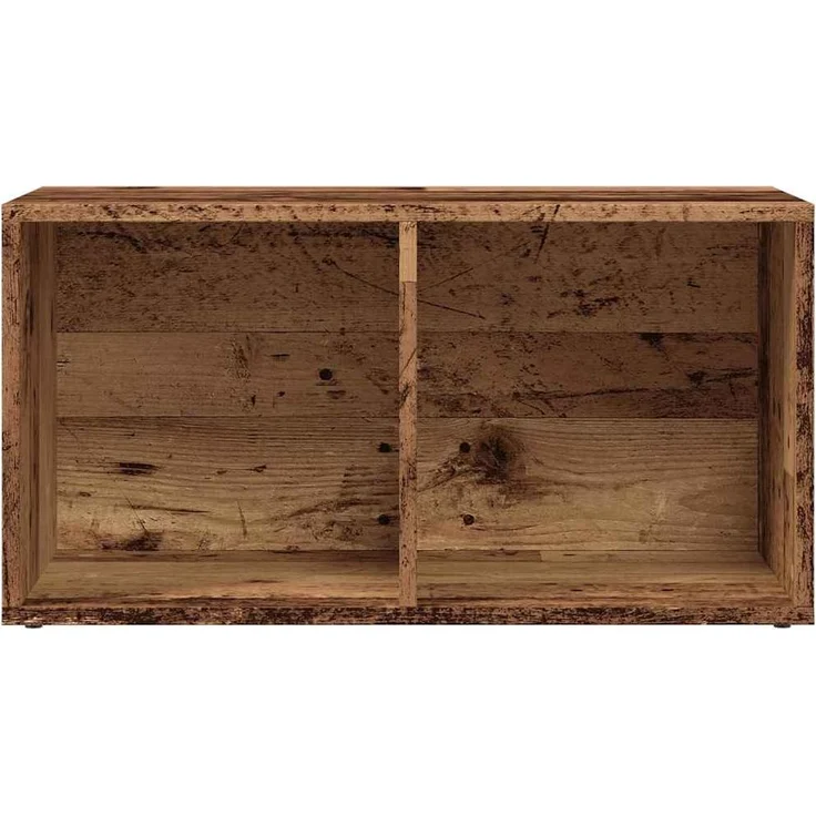 vidaXL Aufbewahrungstruhe Altholz-Optik 69,5x34x36 cm Holzwerkstoff 855786 – Bild 3