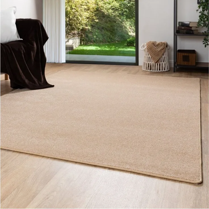 Steffensmeier Teppich Ibiza, Rechteckig, Kurzflor Teppich, Wohnzimmer