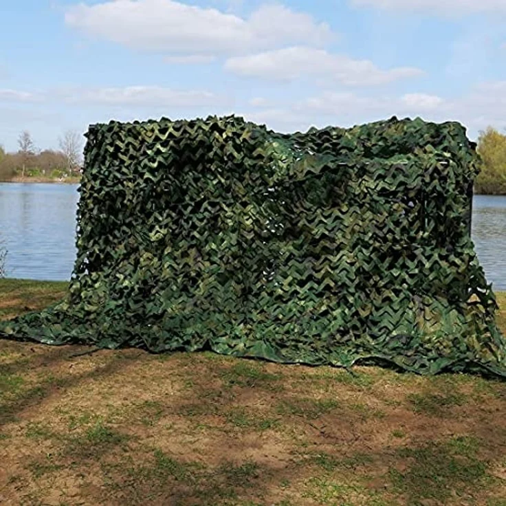 yourGEAR Sonnensegel yourGEAR Tarnnetz Camouflage 3 x 3 Meter Armee Netz Tarnung Jagd Wald – Bild 3