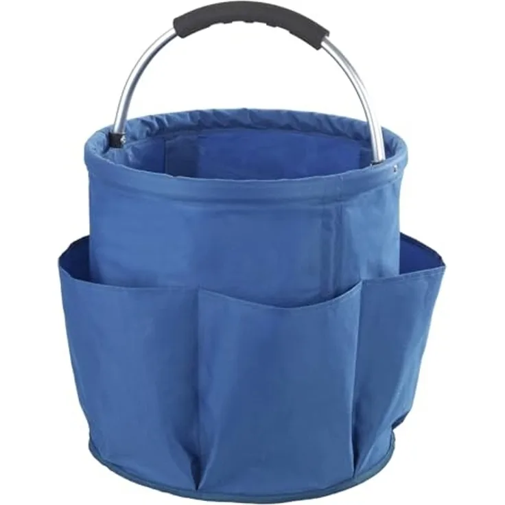 Maximex Organizer Universal-Reinigungs-Caddy Modell HERKULES (1 St), großes Hauptfach für Reinigungsmittel, 5 Außentaschen, faltbar, 34 l