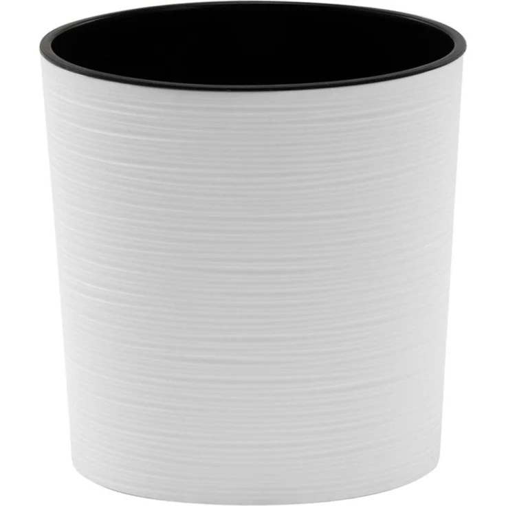 Siena Garden Pflanzgefäße LOCON GROOVE weiß groove 25x26 cm – Bild 1