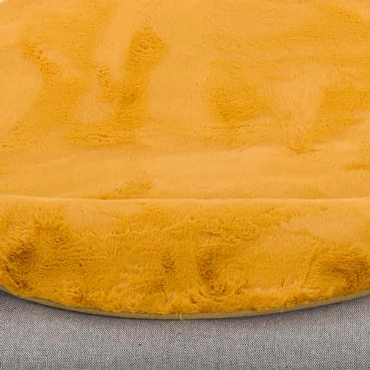 Pergamon Fellteppich Fellteppich Luxus Super Soft Plush Rund, Rund, Höhe: 25 mm – Bild 5