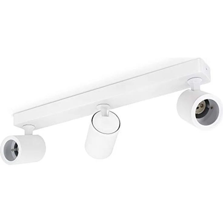 linovum LED Aufbaustrahler TENJO Deckenstrahler 3 flammig weiss Spots drehbar & schwenkbar, Leuchtmittel nicht inklusive – Bild 2