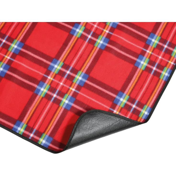 Cilio Picknick-Decke WEEKEND, leicht abwischbar und mit praktischem Tragegriff, rot, 145 x 130 cm – Bild 2