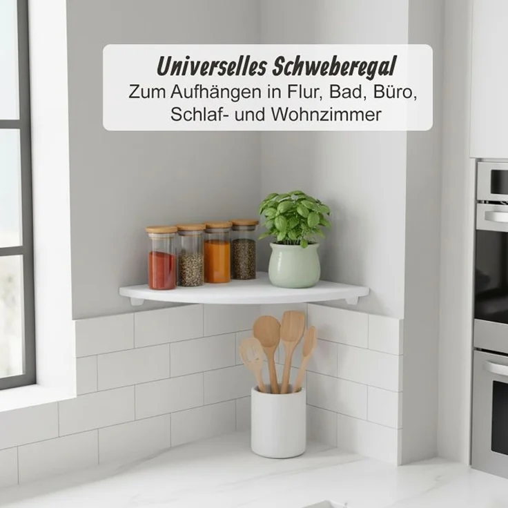 Eckregal Wand Walnussholz 10052717_8400 – Bild 3