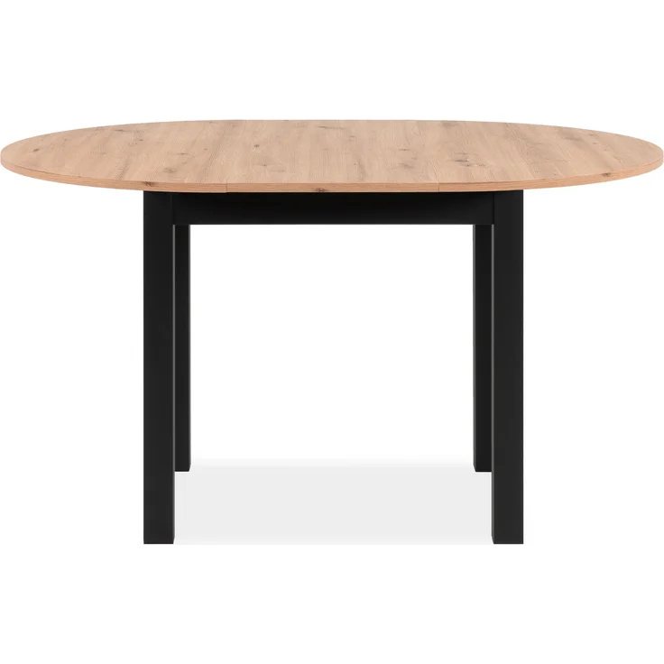 Esstisch >Coburg< in Artisan Oak / schwarz - 100x76x100cm (BxHxT) – Bild 4
