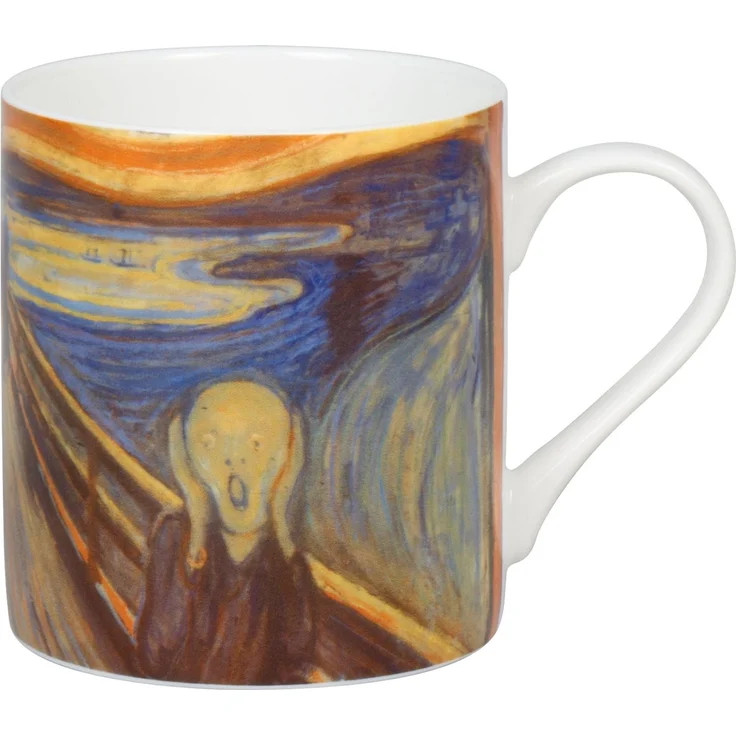 KÖNITZ Becher 1150043052 ARTselection Schrei by Edvard Munch, 400 ml, Bone China Porzellan – Bild 2