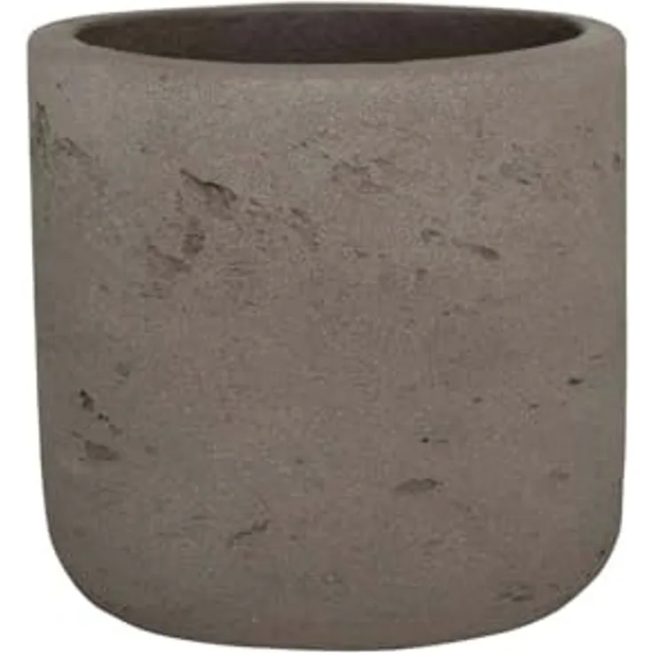 Pottery Pots Charlie Mocha, gewaschenes Graubraun, Durchmesser 44 cm, Höhe 43 cm