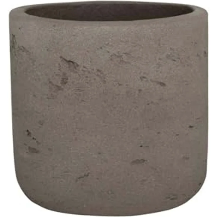 Pottery Pots Charlie Mocha, gewaschenes Graubraun, Durchmesser 44 cm, Höhe 43 cm