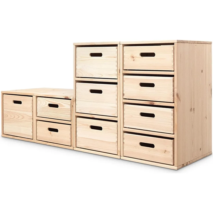 Ehrenkind Kinderregal Aufbewahrungssystem für das Kinderzimmer aus hochwertigem Holz, Modularer Aufbau, individuell kombinierbar – Bild 2