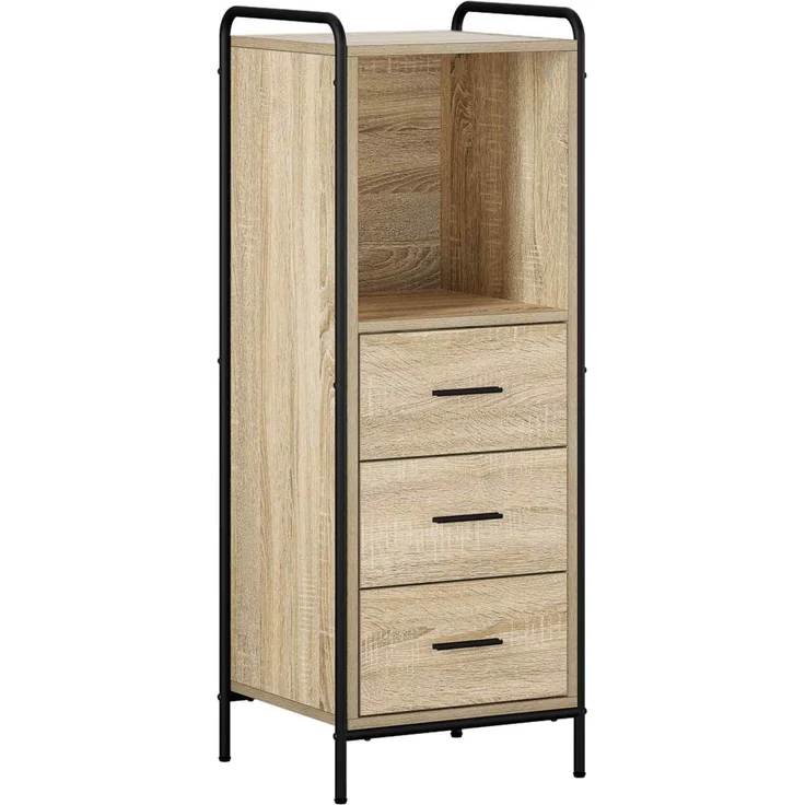 vidaXL Badezimmerschrank-Set 4 stk. Sonoma-Eiche 40 x 36 x 200,5 cm 3444664 – Bild 4