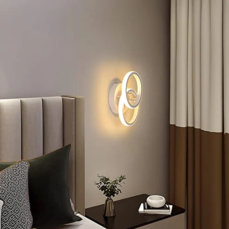 Goeco LED Deckenleuchte 2 Birnen, Runde Design, 3000K, 22W, Silikonhülle, LED, Warmweiß, für Wohnzimmer, Schlafzimmer & Küche – Bild 10